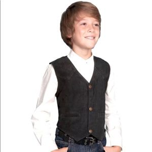 <<<NWT>>> Scully Kid'S Boar Suede Vest